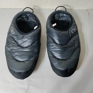 Outdoor Research Tundra Aerogel Booties Mens Grey Insulated Camping Slippers XL